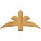 Ekena Millwork Alberta Rough Sawn Timber Gable Bracket, Western Red Cedar, 48"W x 22"H x 6"D x 6"F, 11/12 Pitch GBW048X22X0606ALB00RWR - alternate 1